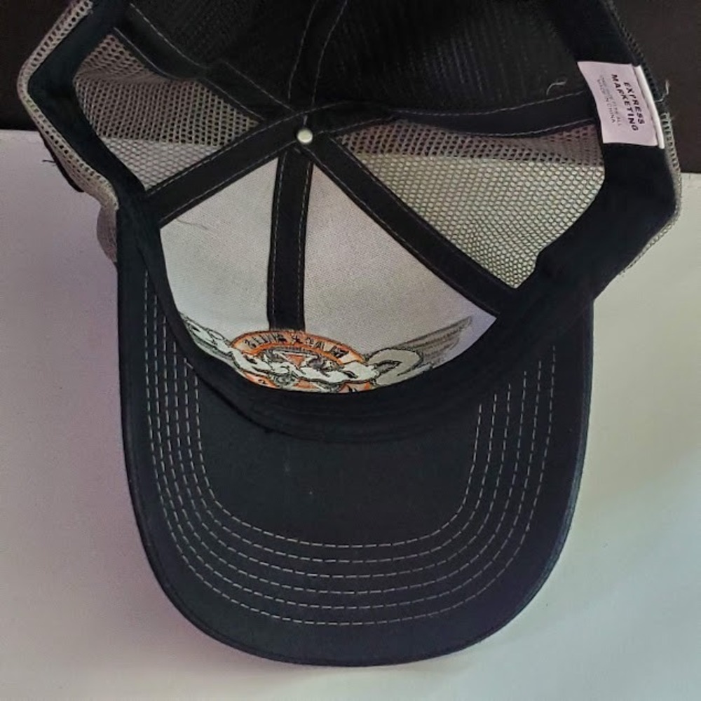 VTG 2004 Sturgis 64th Annual Rally South Dakota Black Snapback Vented Hat Cap - Picture 10 of 11